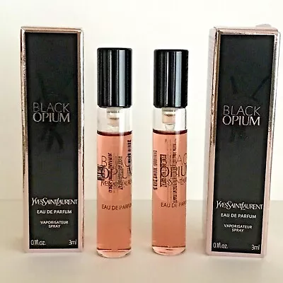 $19.99 • Buy Yves Saint Laurent Black Opium YSL Eau De Parfum Travel Mini Spray .1oz 3ml NIB