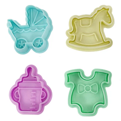 £4.99 • Buy Baby Shapes Plunger Cutters Set! Cake Fondant Sugarpaste 