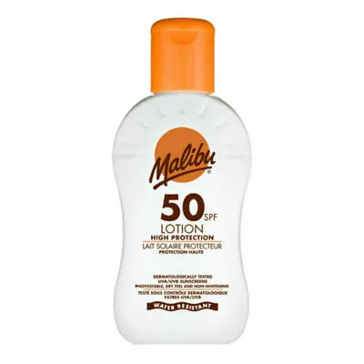 £5.49 • Buy Malibu Sun Tan High Protection Lotion Cream SPF50 - 100ml Travel Size