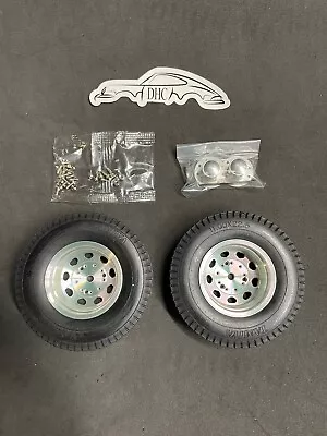 Tamiya Vintage RC Car Part # 56509 Aluminum Rear Truck Wheels/Premounted Tires • $79.99