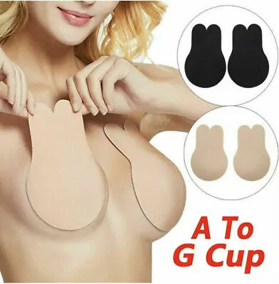 £4.99 • Buy Silicone Nipple Cover Adhesive Breast Lift Up Tape Push Up Invisible Bra UK