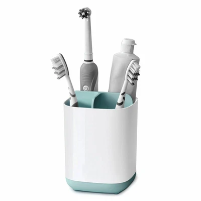 $31.95 • Buy NEW JOSEPH JOSEPH EASYSTORE TOOTHBRUSH CADDY SMALL Easy Store Holder Cup BLUE