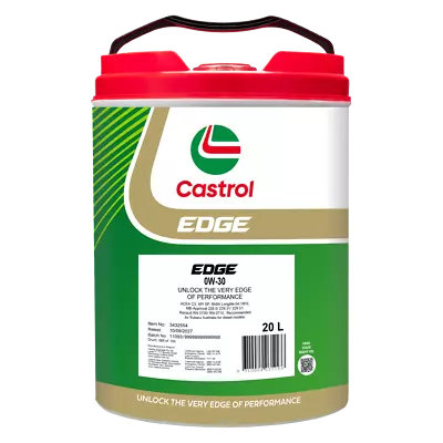 Castrol Edge 0W-30 20L 3432554 • $487.86