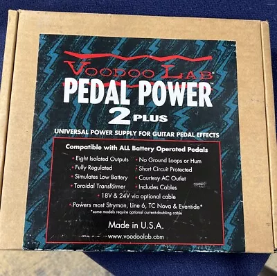 Voodoo Lab Pedal Power 2 Plus Guitar Effect Pedal Power Supply • $165