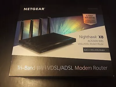 Netgear Modem Router - Nighthawk X8 AC5300 • $199