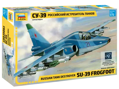 ZVEZDA 7217 Sukhoi Su-39 Tank Destroyer Aircraft Model Kit 1/72 • £19.99