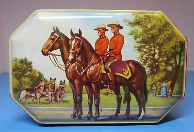 ~Vintage~ George W. Horner Candy Tin *Royal Canadian Mounted Police* Mountie • $5.95