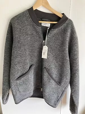 Universal Works Wool Fleece Bomber Jacket; Size Large • £67