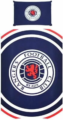 Rangers Single Duvet Football Club Pulse Bedding Cover Set • £29.99
