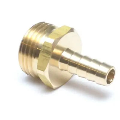 3/8 Id Barb To  3/4 Garden Hose Thread Male Fitting Ght Water Plumb Irrigation • $8.98