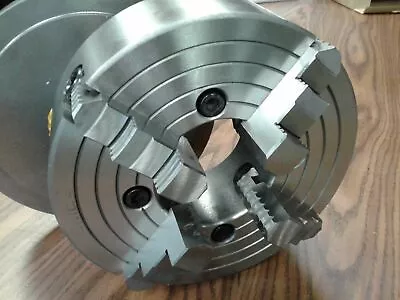 12  4-JAW LATHE CHUCK Independent  Jaws & 10  L0 Semi-finished Adapter #1204F0 • $349