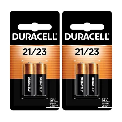 4 21/23 Duracell 12V Alkaline Batteries (8LR50 A23 MN21 Security) • $10.67