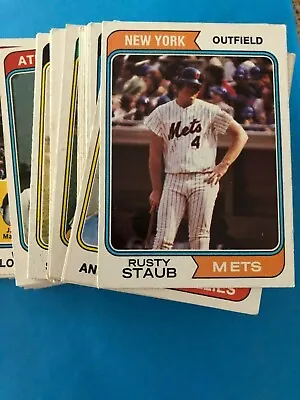 1974 Topps Baseball Cards - Complete Your Sets You Pick 25  - Update 03/24/2024 • $10.99