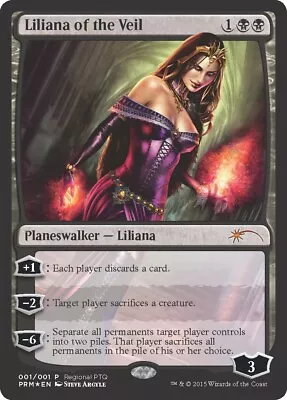 Liliana Of The Veil - Foil Pro Tour Promos MTG Magic - Kid Icarus • $37.61