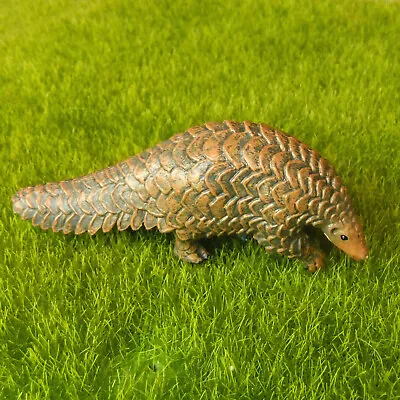Pangolin Scaly Anteater Figurine Miniature Wild Animal Educational Science Toy • $6.99