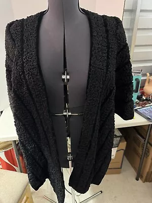 Vintage Black Genuine Mink Fur Wrap Shawl Fur Stole • $60