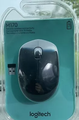 Logitech M170 Wireless Mouse For PC Mac Laptop 2.4 GHz With USB Mini Receiver • $11.99