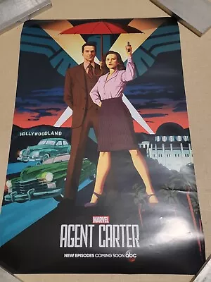 Agent Carter 2015 Poster ABC Marvel Comics 13x20 San Diego Comic Con Exclusive  • $14.99