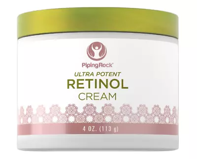 Retinol Cream (Ultra Potent Vitamin A Cream) 400000 IU Per Jar IU 4 Oz (113 G) • $12.39