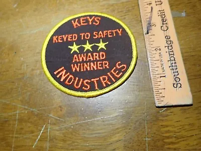 Keys Industries Award Winner Locks Lock Smith    Patch Bx A#45 • $5.99