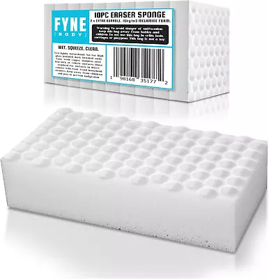 FYNE Extra Large & Durable Magic Eraser - 10-Pack Of Thick Long-Lasting Melamin • $12.99