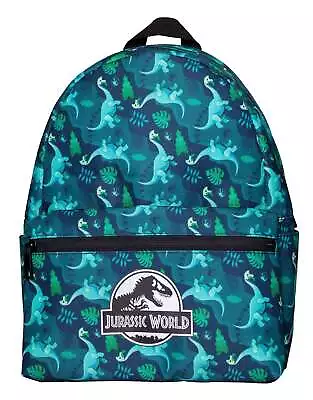 Jurassic Park Mini Backpack All Over Print New Official Blue • $32.11