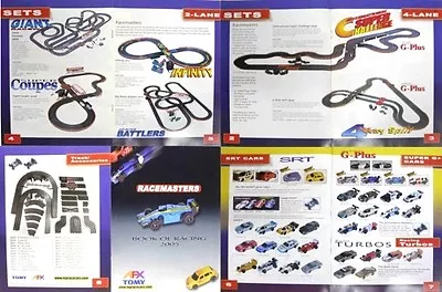 2005 TOMY 8pg 8x11 Factory Product Line HO Slot Car Catalog Full Color Unused A+ • $4.99