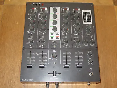 ECLER Nuo4 Professional 4-channel USB DJ Mixer / WORKS WELL • £369