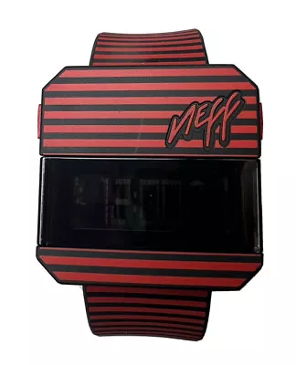 New Neff Wristwatch Watch Digi Nf0203 Red Stripe Unisex • $49.99