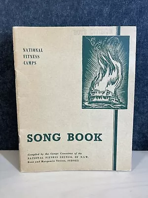 Vintage National Fitness Camp Song Book 1950s YMCA College Australian History • $25