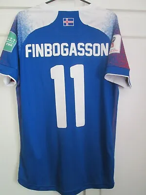 Iceland World Cup 2018 Home Finbogasson 11 Football Shirt Small BNWT /56244 • £59.99