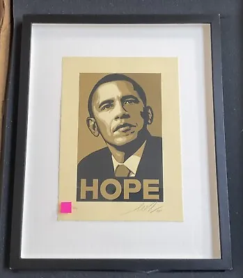 Shepard Fairey Obama Hope Gold Edition Of 300 • $2500