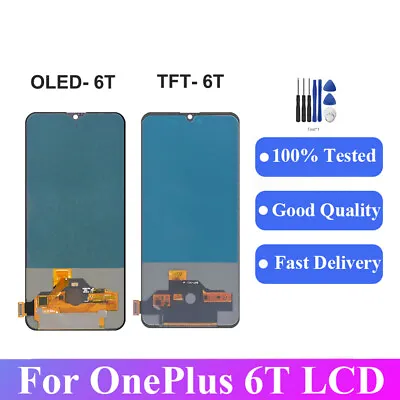 OLED LCD Touch Screen Digitizer Assembly For Huawei OnePlus 6T Replacement Parts • $71.84