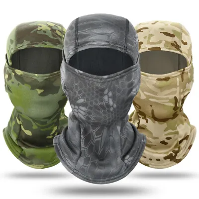 Balaclava Tactical Military Paintball Army Bicycle Neck Gaiter Full Face Cover • $5.98