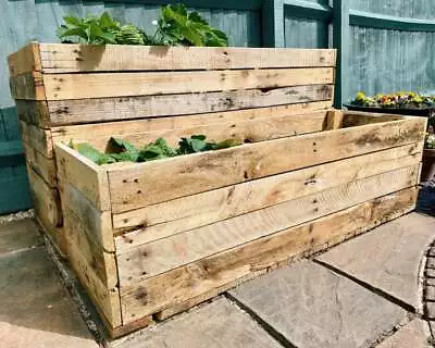 Garden Planters Various Sizes/finishes NEW Made From 100% Recycled Pallets • £24.99