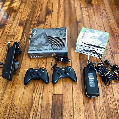 Microsoft Xbox 360 S Modern Warfare 3 320GB Console Bundle 2 Controllers 8 Games • $124.99