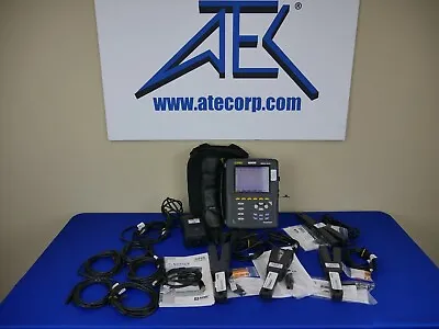 AEMC 8335 PowerPad 3 Phase/4 Channel Power Quality Analyzer W/ (4) SL261 Probes • $2964.50