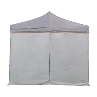 Wildtrak Solid Wall Centre Zip 3.0 Accessory For 3m Gazebo Outdoor Camping White • $72