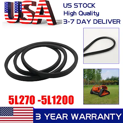 $12.66 • Buy 5L V-Belt 5/8  Industrial & Lawn Mower Multiple Lengths - Any Size You Need 5LK