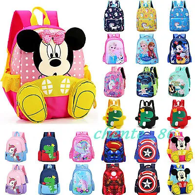 $16.29 • Buy Kids Boys Girls Cartoon Unicorn Print Backpack School Bag Rucksack Shoulder Bags