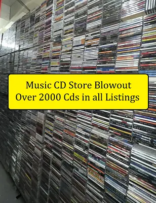 You Pick CD Collection - 1970-2010 Rock Dance All Genre CDs - Buy More And Save • $1.50