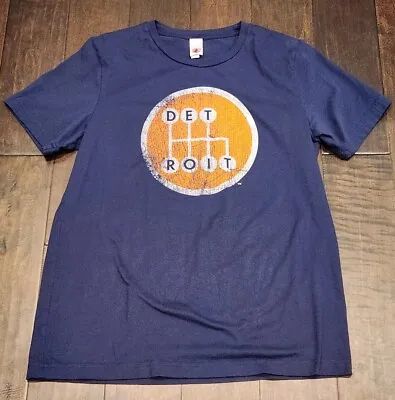 Made In Detroit Gear Shift Navy Blue Shirt - Men's L • $1.99