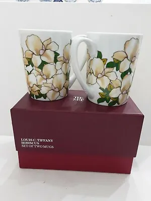 2 Hibiscus Floral Mugs The Metropolitan Museum Of Art Louis Tiffany  • $48