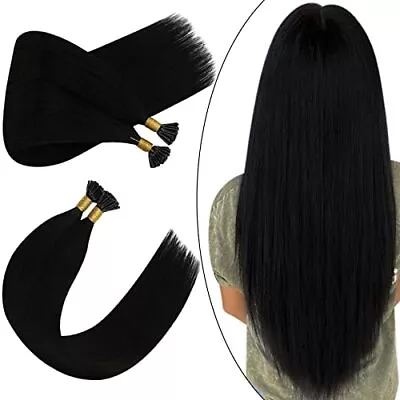 Ugeat I Tip Hair Extensions Real Human Hair For Black Women Pre Bonded I Tips... • $52.22