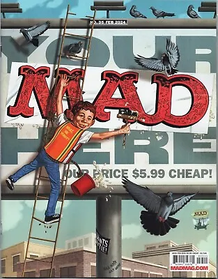 Mad Magazine #35 February 2024 Advertising Parody Issue • $6.99