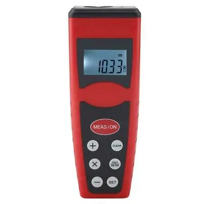 Electronic Ultrasonic Measure Distance Meter With Laser Pointer LCD Measure Tape • £15.31