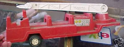 Large Tonka Fire Engine Truck Trailer Crank Out Ladder  • $15