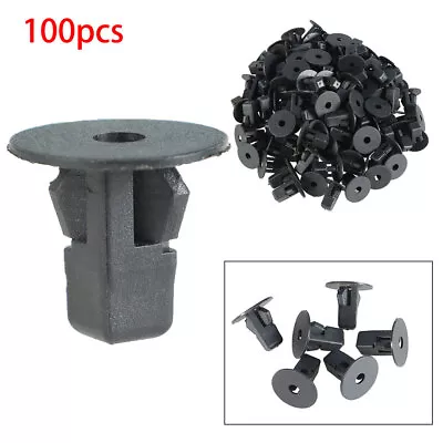 100Pcs 8x8.2mm Car Fastener Clips Bumper Inner Fender Rivets Push For Toyota • $5.28