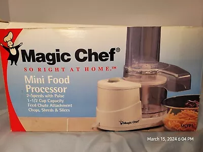 Magic Chef Mini Food Processor 2 Speeds Pulse (MCFP1) Complete Tested Works • $14.83