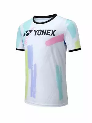 2024 New Sports Tops Table Tennis Clothes Badminton Men's Short Sleeve T-Shirts • £16.79